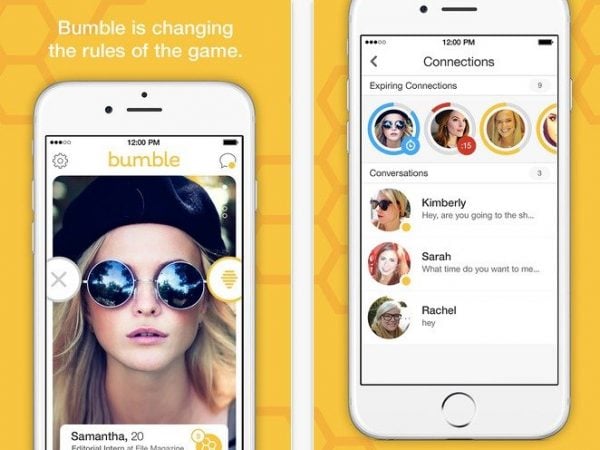 Bumble iphone XR app