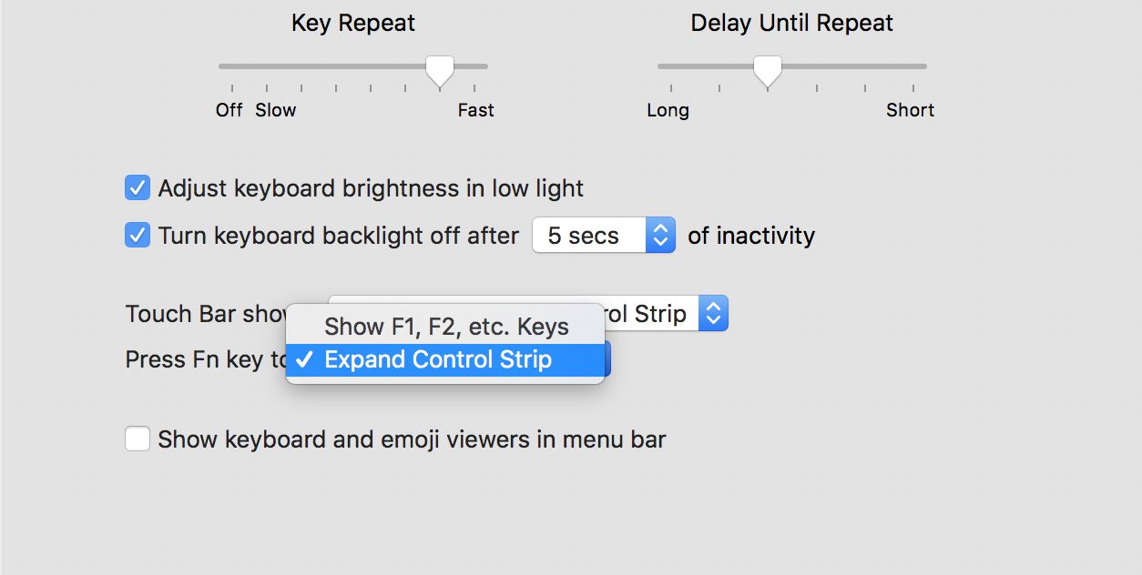 how to disable touch bar on MacBook Pro