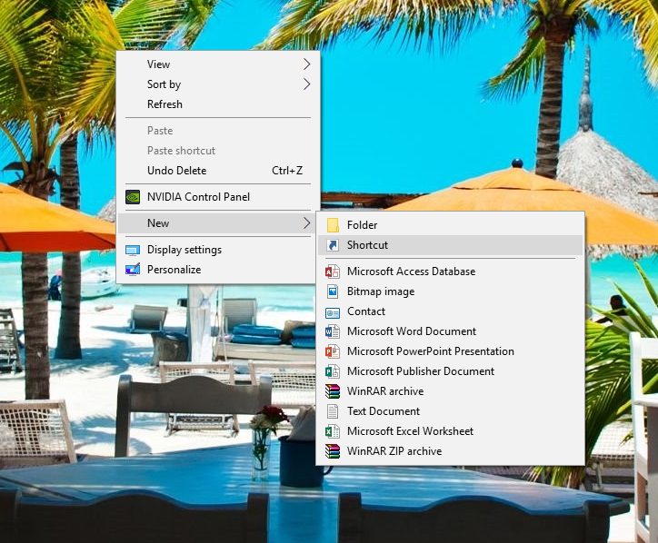 How To Create Desktop Shortcuts In Windows 10