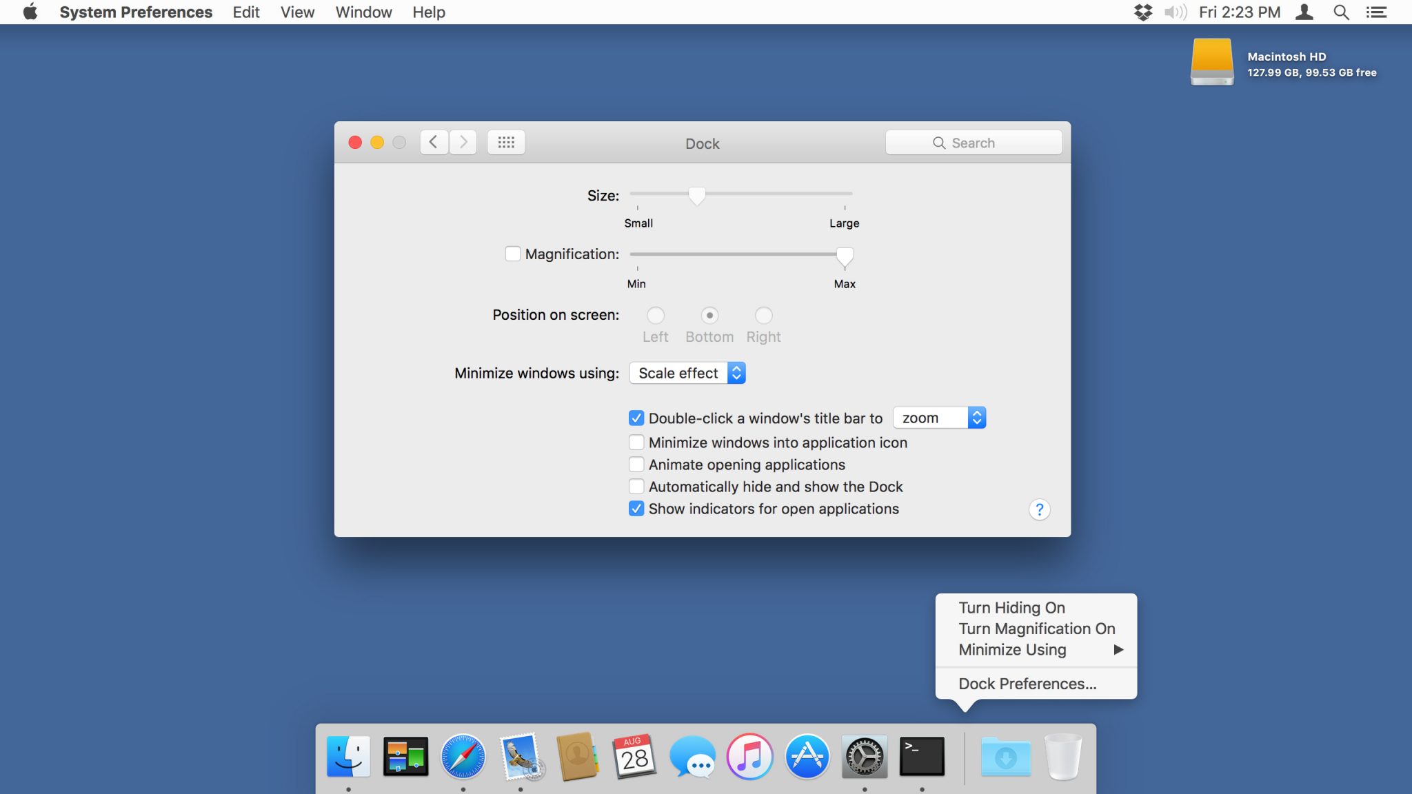 How to customize mac’s dock