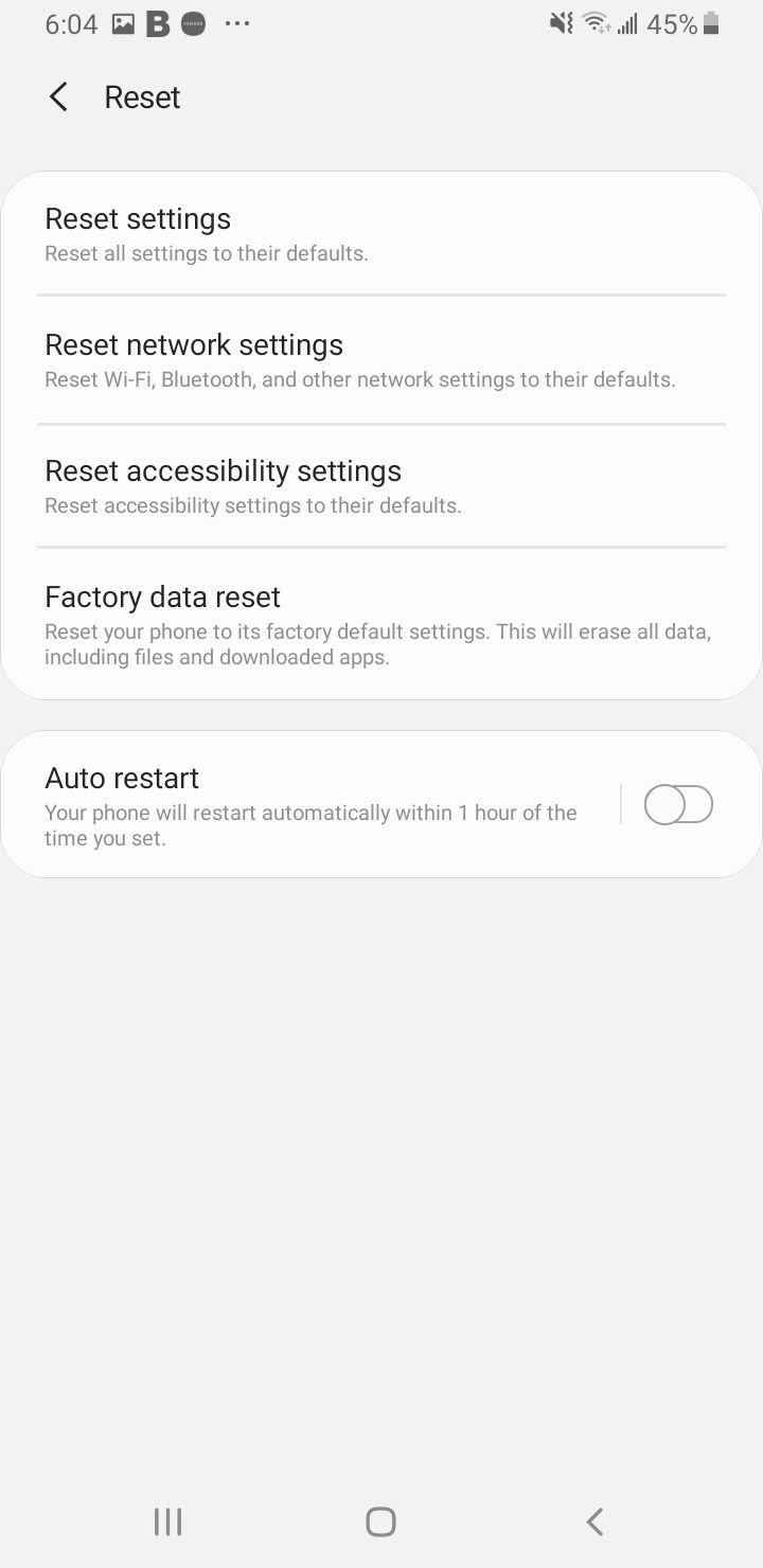 Reset Network Settings On Samsung