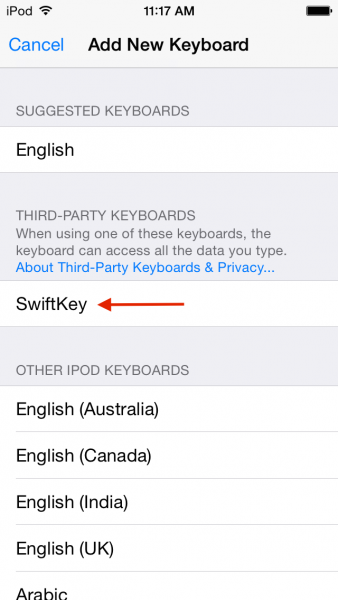 How to Add Third Party Keyboard on iPhone